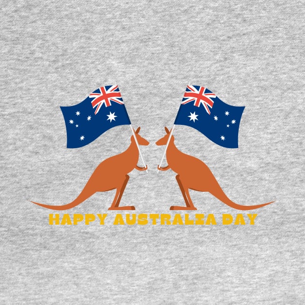 Kangaroo Australia Day by LadyAga